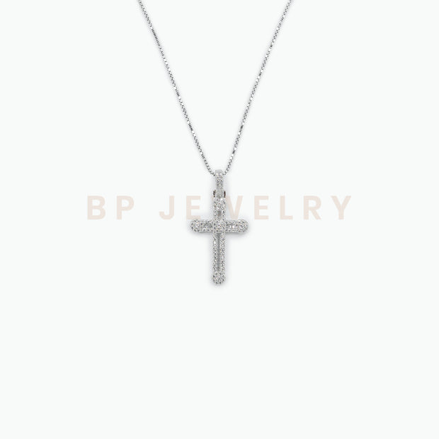 Diamond Cross Pendant Necklace - BERNA PECI JEWELRY