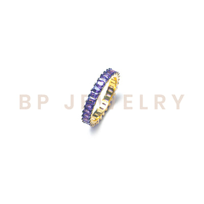 Purple Rectangle Band - BERNA PECI JEWELRY