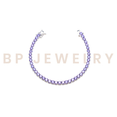 Classic Purple Tennis Bracelet - BERNA PECI JEWELRY