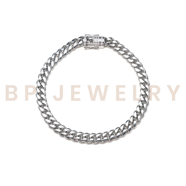 Thick Essential Silver Anklet - BERNA PECI JEWELRY