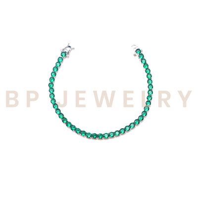 Classic Emerald Tennis Bracelet - BERNA PECI JEWELRY