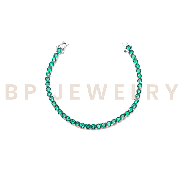 Classic Emerald Tennis Bracelet - BERNA PECI JEWELRY