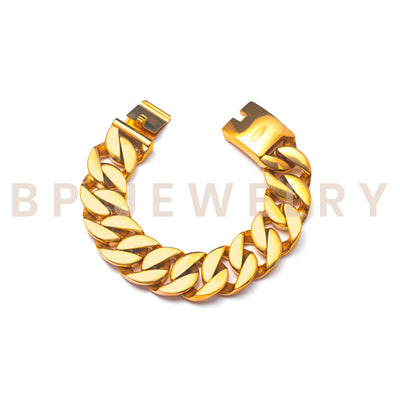 Chunk Gold Bracelet - BERNA PECI JEWELRY