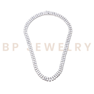 New Layered Icy Diamond Necklace - BERNA PECI JEWELRY