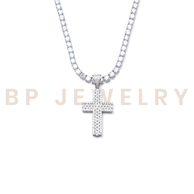 BP Icy Diamond Cross Set - BERNA PECI JEWELRY
