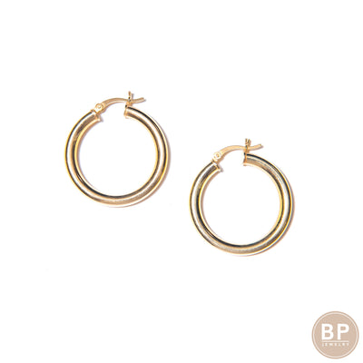 Vintage Gold Essential Hoops - BERNA PECI JEWELRY