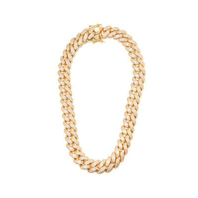 Thicker Cuban Link Gold Necklace - BERNA PECI JEWELRY