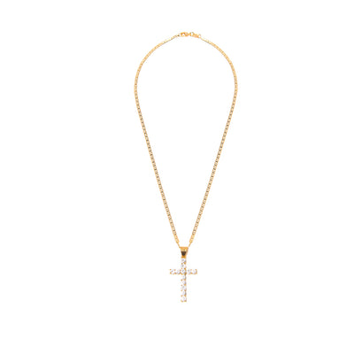 That BP Cross Gold Necklace - BERNA PECI JEWELRY