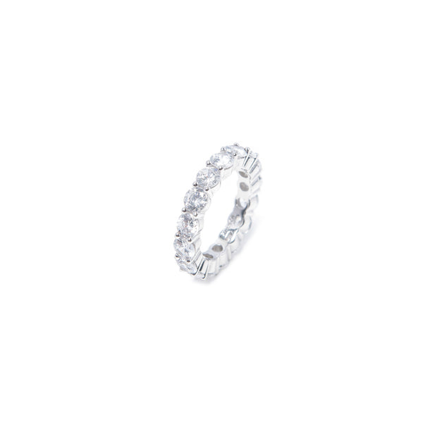 Silver Circular Ring 2 - BERNA PECI JEWELRY