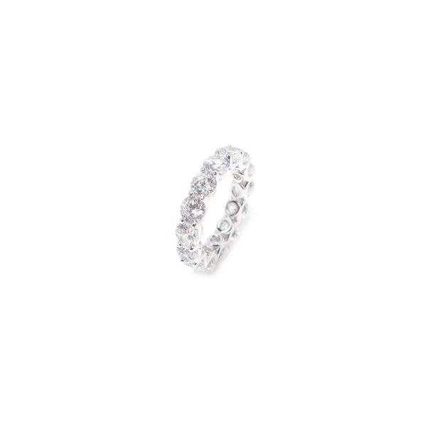 Silver Circular Ring - BERNA PECI JEWELRY
