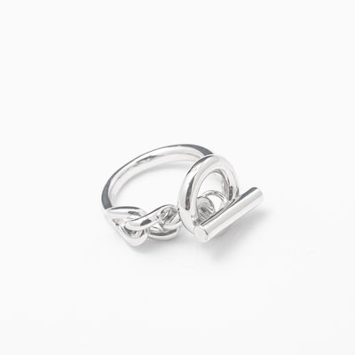 Silver Knot Ring - BERNA PECI JEWELRY