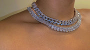 Silver Baguette Chain - BERNA PECI JEWELRY