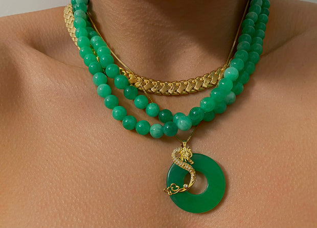 Jade Energy Chains - BERNA PECI JEWELRY