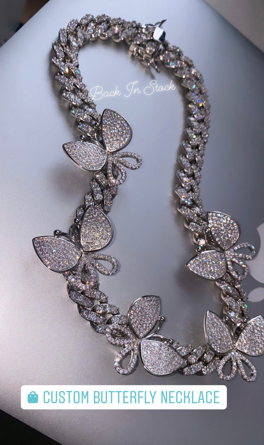 Custom Butterfly Necklace BERNA PECI JEWELRY