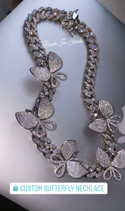 Custom Butterfly Necklace - BERNA PECI JEWELRY