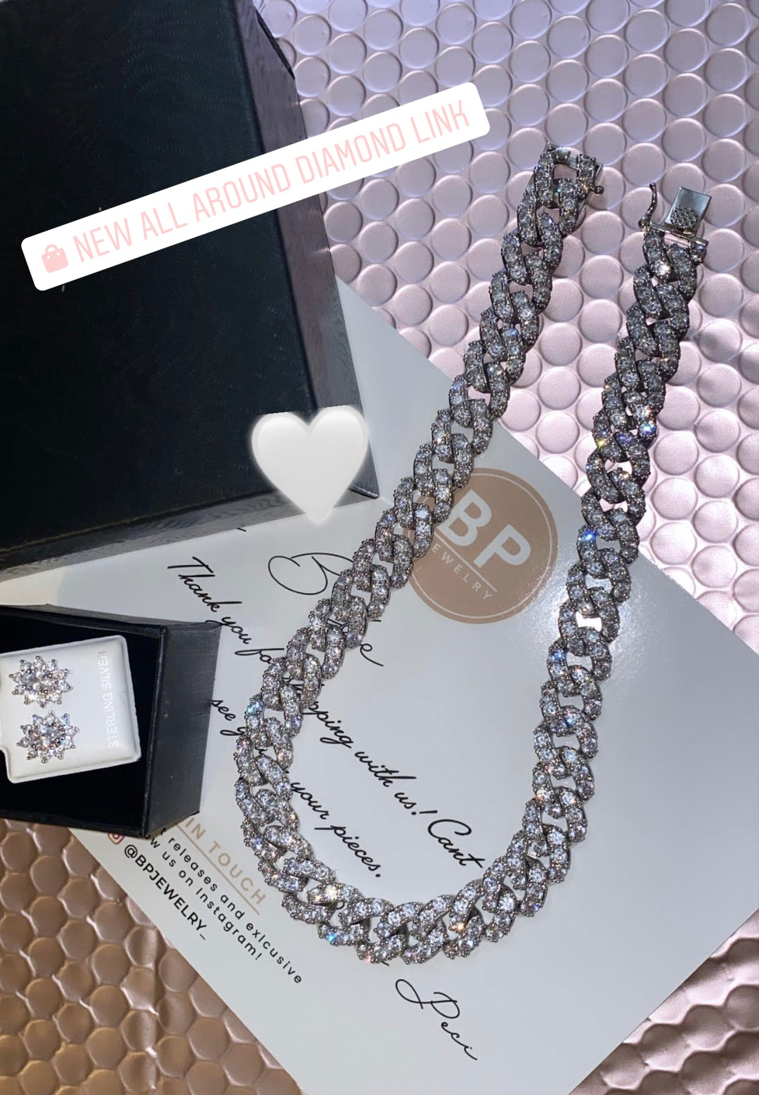 New All Around Diamond Link BERNA PECI JEWELRY