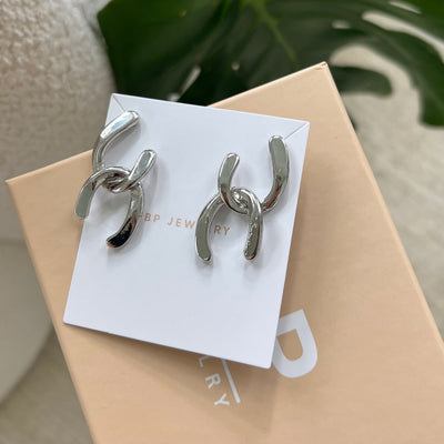 Silver Rope Earrings - BERNA PECI JEWELRY
