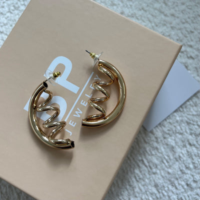 The Gold Spring Earrings - BERNA PECI JEWELRY