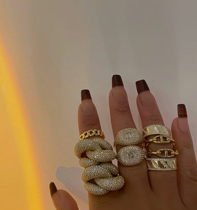 Gold Knot Ring - BERNA PECI JEWELRY