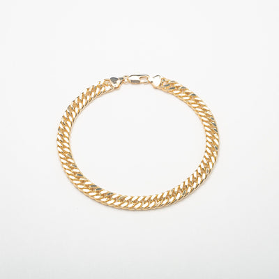 BP Gold Thick Anklet - BERNA PECI JEWELRY