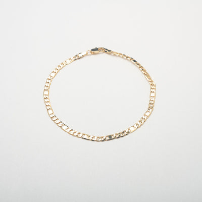 New BP Gold Link Anklet - BERNA PECI JEWELRY