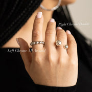 Left Chrome All Around Ball Band - BERNA PECI JEWELRY