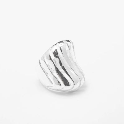 Thick Solid Stripped Ring - BERNA PECI JEWELRY