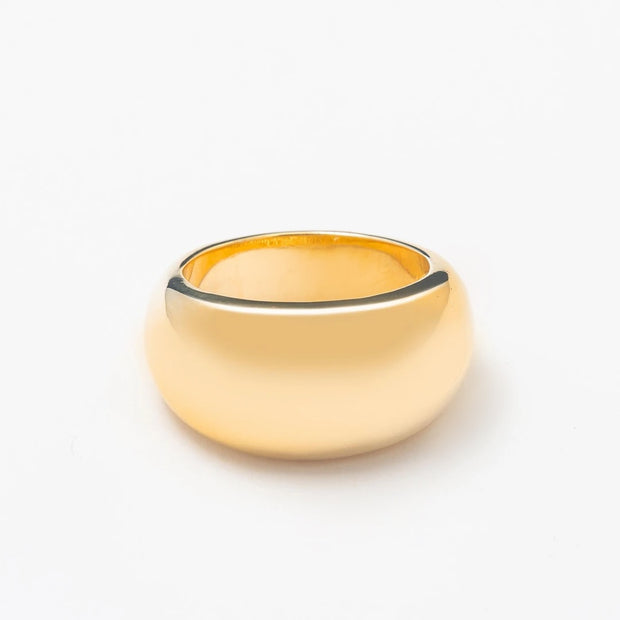 Solid Gold Simple Band - BERNA PECI JEWELRY