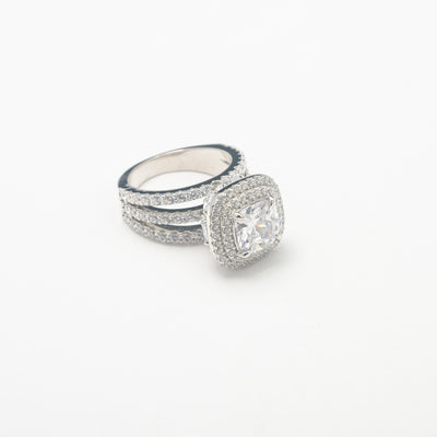 Taken Silver Iced Out Ring - BERNA PECI JEWELRY
