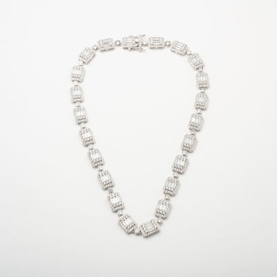 Baguette Links Crystal Chain - BERNA PECI JEWELRY