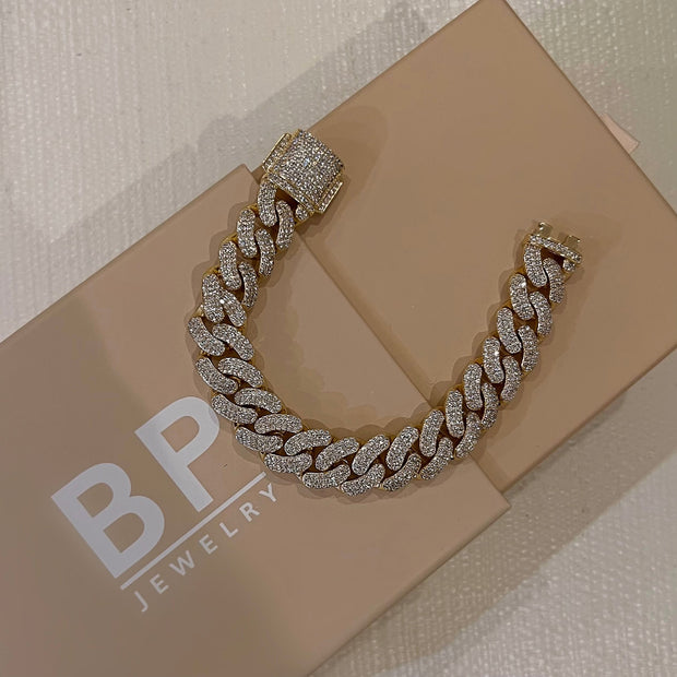 The BP Gold Cuban Bracelet - BERNA PECI JEWELRY