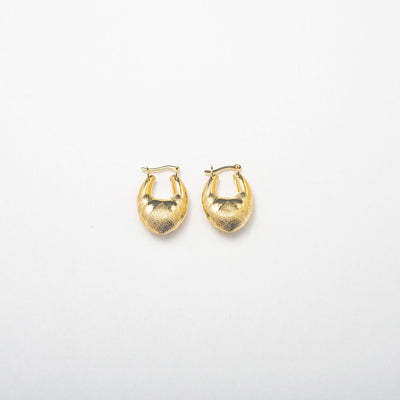 Mini Gold Vintage Hoops - BERNA PECI JEWELRY