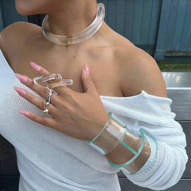 The Crystal Clear Chocker Cuff