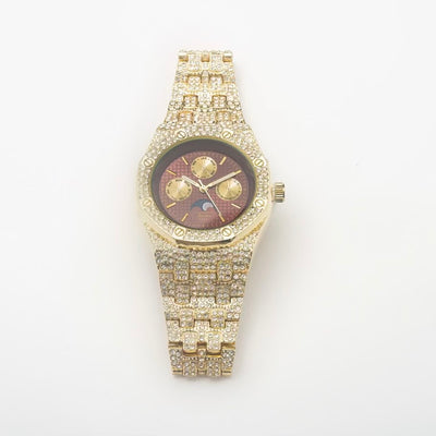 New Gold Brown Watch - BERNA PECI JEWELRY