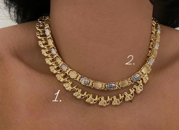 Elephant sales link necklace