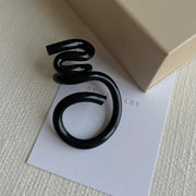 Dramatic Black Licorice Ring - BERNA PECI JEWELRY