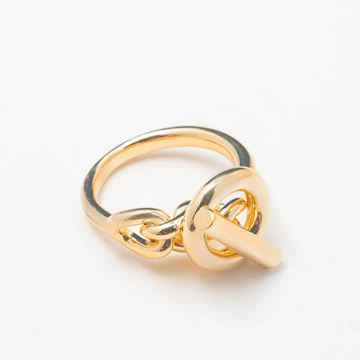 Gold Knot Ring - BERNA PECI JEWELRY