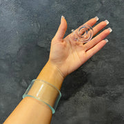 The Crystal Clear Solid Cuff - BERNA PECI JEWELRY