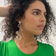 The Crystal Clear Zigzag Earrings - BERNA PECI JEWELRY
