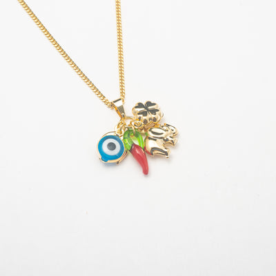 Hot Pepper Lucky Charm Necklace - BERNA PECI JEWELRY