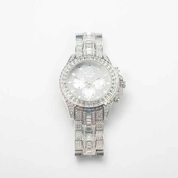 New Silver Baguette Watch - BERNA PECI JEWELRY