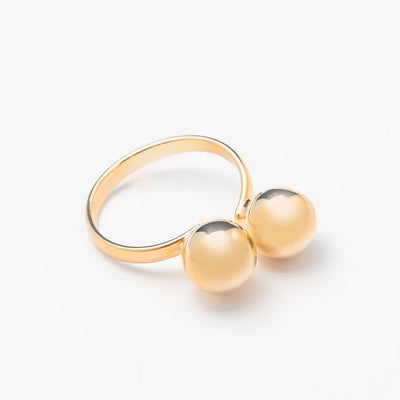Gold Collection Double Cuff Ball Band - BERNA PECI JEWELRY
