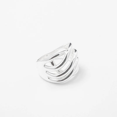 Chrome The Waves Ring - BERNA PECI JEWELRY