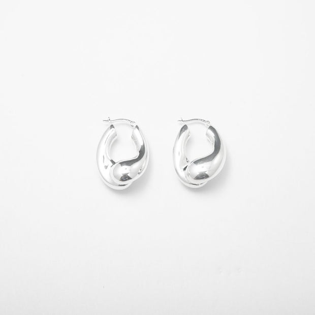 Melting Broke Hoops - BERNA PECI JEWELRY