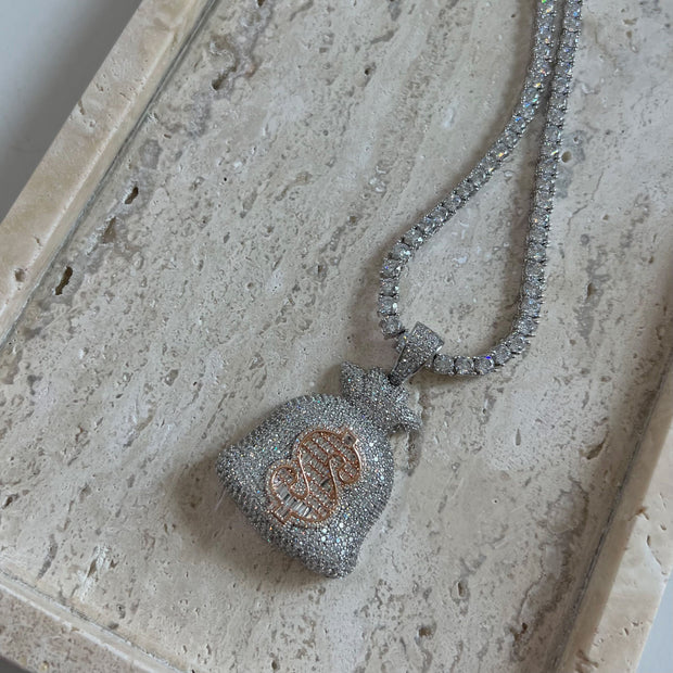 Rose Gold Money Bag Chain - BERNA PECI JEWELRY