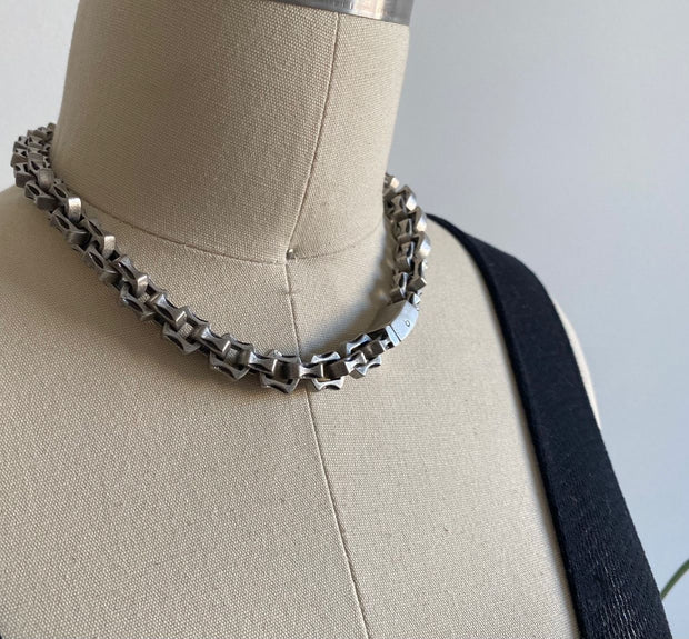 Silver Wire Necklace - BERNA PECI JEWELRY