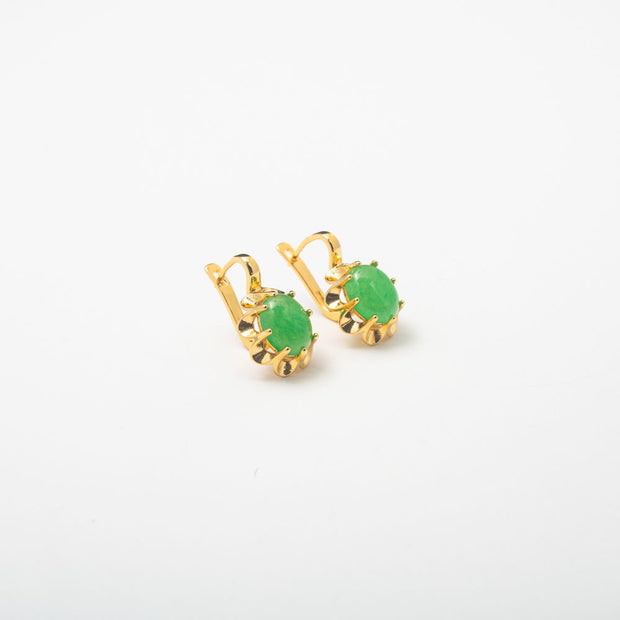 Vintage Jade Earrings - BERNA PECI JEWELRY