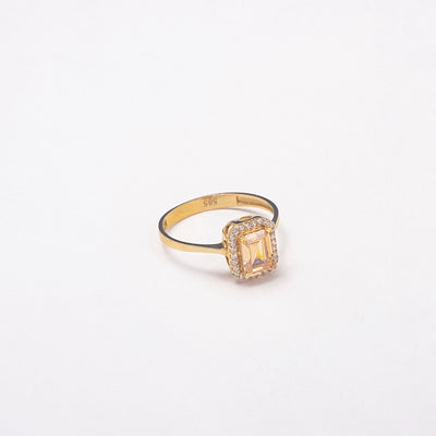 New Peach 10K Solid Gold Ring - BERNA PECI JEWELRY