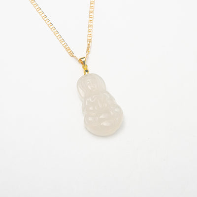 The Clear Buddha Necklace - BERNA PECI JEWELRY