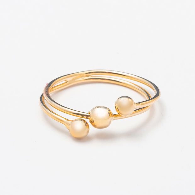 Gold Mini Ball Ring - BERNA PECI JEWELRY